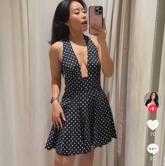 Zara Dresses & Skirts - Zara Polka Dot Dress with Bow NWT